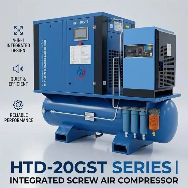 4-in-1 15 kW 16 baarin ilmakompressori